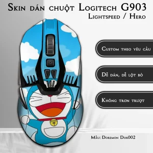 Skin dán chuột Logitech G903 mẫu Doremon Dor002