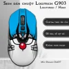 Skin dán chuột Logitech G903 mẫu Doremon Dor037 Skin dán chuột Logitech G903 mẫu Doremon Dor037