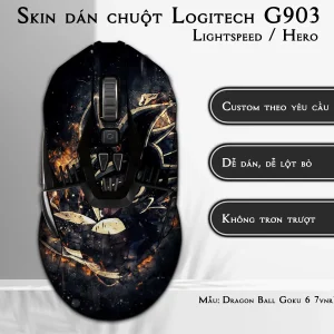 Skin dán chuột Logitech G903 mẫu Dragon Ball Goku 6 7vnr75