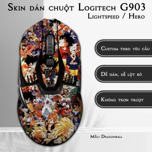 Skin dán chuột Logitech G903 mẫu Dragonball