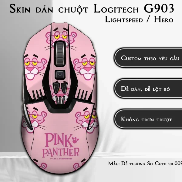 Skin dán chuột Logitech G903 mẫu Dễ thương So Cute scu009