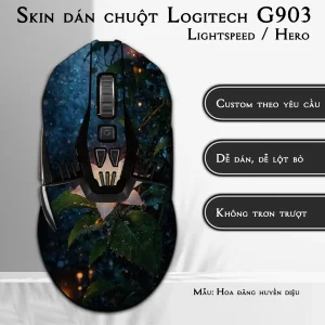 Skin dán chuột Logitech G903 mẫu Hoa đăng huyền diệu