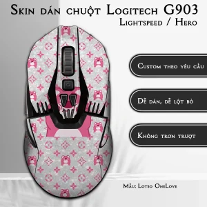 Skin dán chuột Logitech G903 mẫu Lotso OneLove