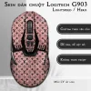 Skin dán chuột Logitech G903 mẫu LV lấp lánh