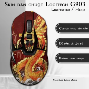 Skin dán chuột Logitech G903 mẫu Lạc Long Quân