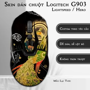 Skin dán chuột Logitech G903 mẫu Lạc Tước