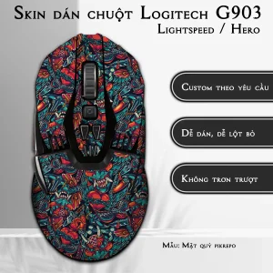 Skin dán chuột Logitech G903 mẫu Mặt quỷ pikrepo
