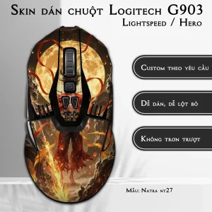Skin dán chuột Logitech G903 mẫu Natra nt27