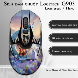 Skin dán chuột Logitech G903 mẫu Natra và Ngao Bính Socute nt11