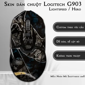 Skin dán chuột Logitech G903 mẫu Nhân Mã Sagittarius lsm036