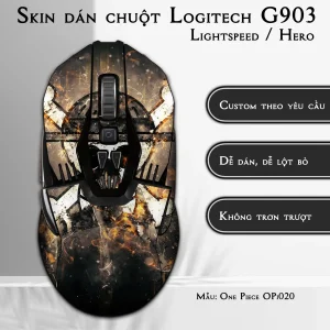 Skin dán chuột Logitech G903 mẫu One Piece OPi020