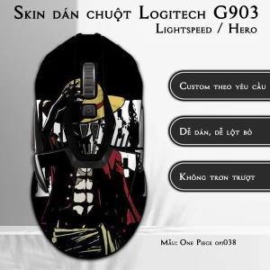 Skin dán chuột Logitech G903 mẫu One Piece opi038