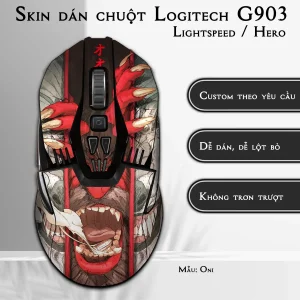 Skin dán chuột Logitech G903 mẫu Oni
