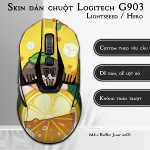 Skin dán chuột Logitech G903 mẫu RoRo Jump ro01