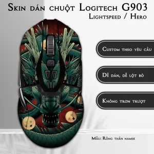 Skin dán chuột Logitech G903 mẫu Rồng thần namek