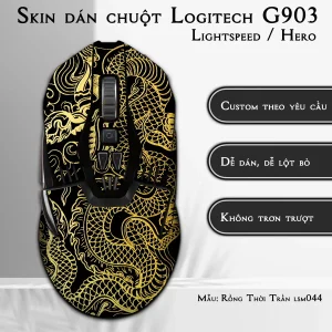 Skin dán chuột Logitech G903 mẫu Rồng Thời Trần lsm044