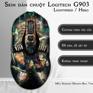 Skin dán chuột Logitech G903 mẫu Songoku Dragon Ball 7vnr042