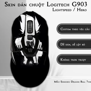 Skin dán chuột Logitech G903 mẫu Songoku Dragon Ball 7vnr098