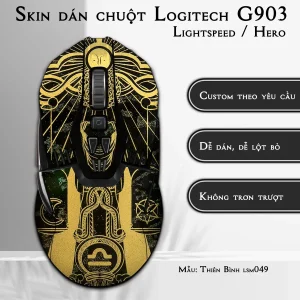 Skin dán chuột Logitech G903 mẫu Thiên Bình lsm049