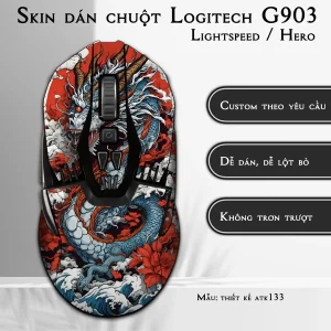 Skin dán chuột Logitech G903 mẫu thiết kế atk133