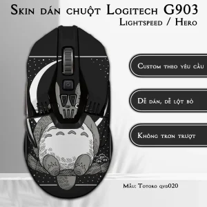 Skin dán chuột Logitech G903 mẫu Totoro qvd020