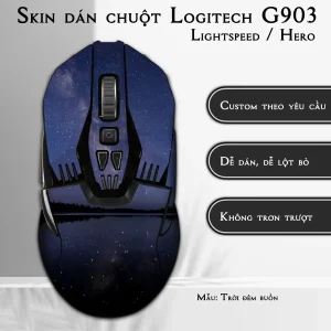Skin dán chuột Logitech G903 mẫu Trời đêm buồn