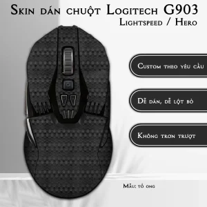 Skin dán chuột Logitech G903 mẫu tổ ong