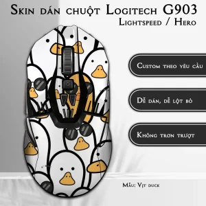 Skin dán chuột Logitech G903 mẫu Vịt duck