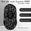 Skin dán chuột Logitech G903 mẫu X-cross trắng đen Skin dán chuột Logitech G903 mẫu X-cross trắng đen
