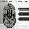 Skin dán chuột Logitech G903 mẫu X-cross xám gray Skin dán chuột Logitech G903 mẫu X-cross xám gray