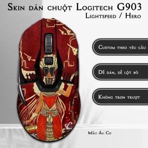 Skin dán chuột Logitech G903 mẫu Âu Cơ