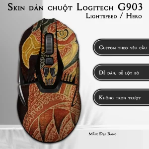 Skin dán chuột Logitech G903 mẫu Đại Bàng
