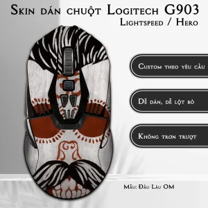Skin dán chuột Logitech G903 mẫu Đầu Lâu OM