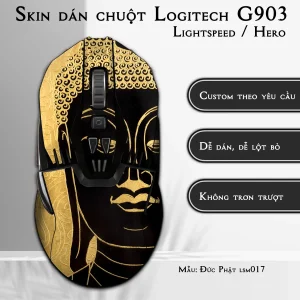 Skin dán chuột Logitech G903 mẫu Đức Phật lsm017