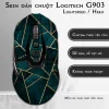 Skin dán chuột Logitech G903 mẫu đá xanh ghép viền vàng Skin dán chuột Logitech G903 mẫu đá xanh ghép viền vàng