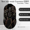 Skin dán chuột Logitech G903 mẫu đá đen xếp lẫn