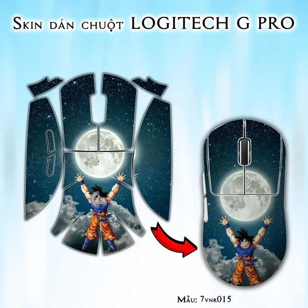 Skin dán chuột Logitech G Pro mẫu 7vnr015