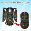 Skin dán chuột Logitech G Pro mẫu Angry Owl Art