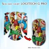 Skin dán chuột Logitech G Pro mẫu Avenger comic Skin dán chuột Logitech G Pro mẫu Avenger comic