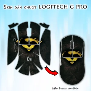 Skin dán chuột Logitech G Pro mẫu Batman Avg1014
