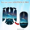 Skin dán chuột Logitech G Pro mẫu Bầu trời đêm