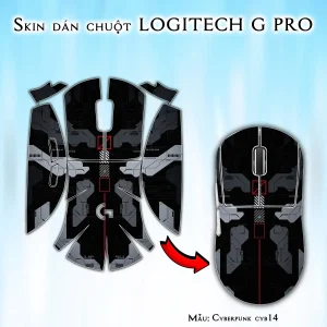 Skin dán chuột Logitech G Pro mẫu Cyberpunk cyb14
