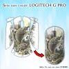 Skin dán chuột Logitech G Pro mẫu Cá chép hóa rồng CHR001 Skin dán chuột Logitech G Pro mẫu Cá chép hóa rồng CHR001