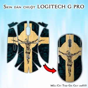 Skin dán chuột Logitech G Pro mẫu Cây Thập Giá Celt lsm010
