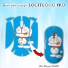Skin dán chuột Logitech G Pro mẫu Doremon Dor006