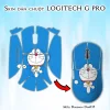 Skin dán chuột Logitech G Pro mẫu Doremon Dor035