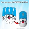 Skin dán chuột Logitech G Pro mẫu Doremon Dor037 Skin dán chuột Logitech G Pro mẫu Doremon Dor037