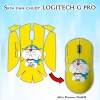 Skin dán chuột Logitech G Pro mẫu Doremon Dor042 Skin dán chuột Logitech G Pro mẫu Doremon Dor042