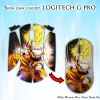Skin dán chuột Logitech G Pro mẫu Dragon Ball Goku Super Saiyan 3 7vnr79