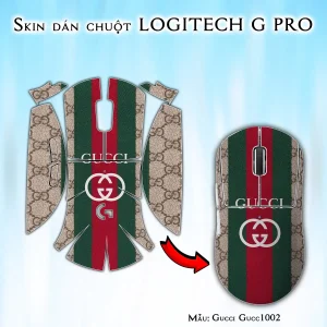 Skin dán chuột Logitech G Pro mẫu Gucci Gucc1002
